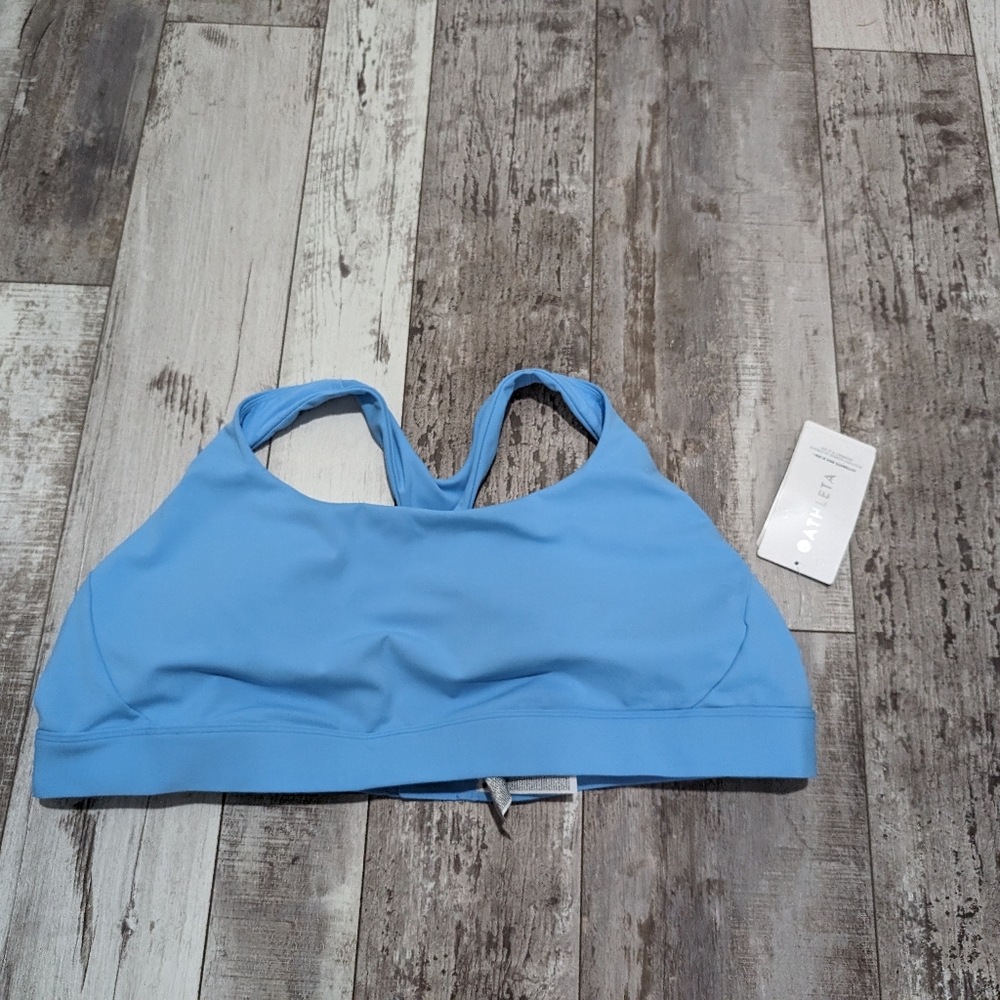 Athleta ultimate bra sports bra size d-dd blue nwt